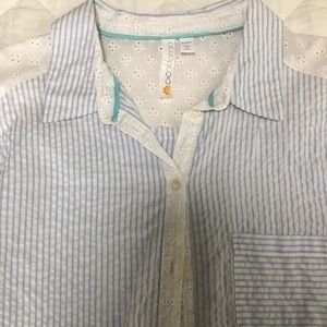 C&C California Seersucker top slice small